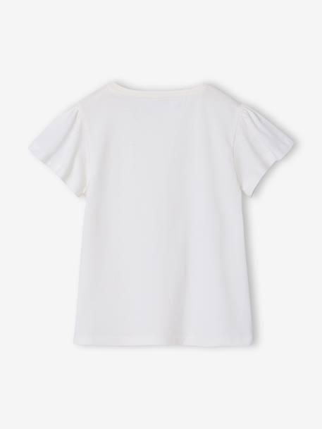 Girl's short-sleeved t-shirt white 