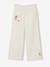 Wide-Leg Trousers in Cotton Gauze for Girls ecru 