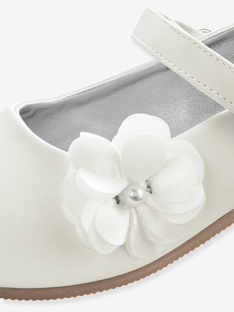 ballet pumps with flower Happy Girls for girl ecru 