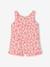 Printed Jumpsuit for Babies coral+printed blue 