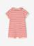Jumpsuit for Newborns ecru+red 