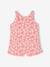 Printed Jumpsuit for Babies coral+printed blue 