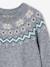 Fluffy Christmas Jumper for the Whole Family marl grey 