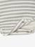 Striped baby boy bodysuit ecru 