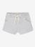 Pack of 2 Pairs of Fleece Bermuda Shorts for Baby Boys striped blue 