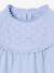 Top with Detail in Broderie Anglaise, for Girls ecru+GREEN DARK SOLID+mauve+navy blue+pale blue 