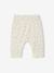 Baby sweatshirt and trouser set ecru+pale pink 