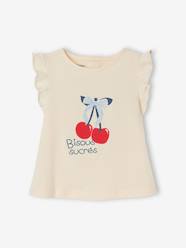 Baby-Fancy Pattern T-Shirt in Organic Cotton for Girls 