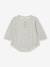 Striped baby boy bodysuit ecru 