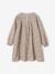 Girl's sherpa dress and cardigan set ecru 