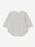 Striped baby boy bodysuit ecru 