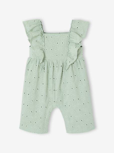 Long Jumpsuit for Girls sage green 