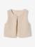 Girl's sherpa dress and cardigan set ecru 