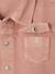 Frilly jacket for baby girls rosy 