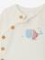 Baby sweatshirt and trouser set ecru+pale pink 