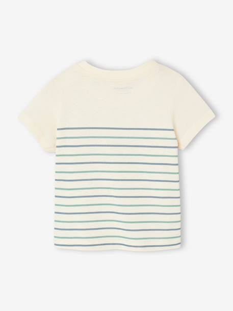 Boys' organic cotton t-shirt ecru 