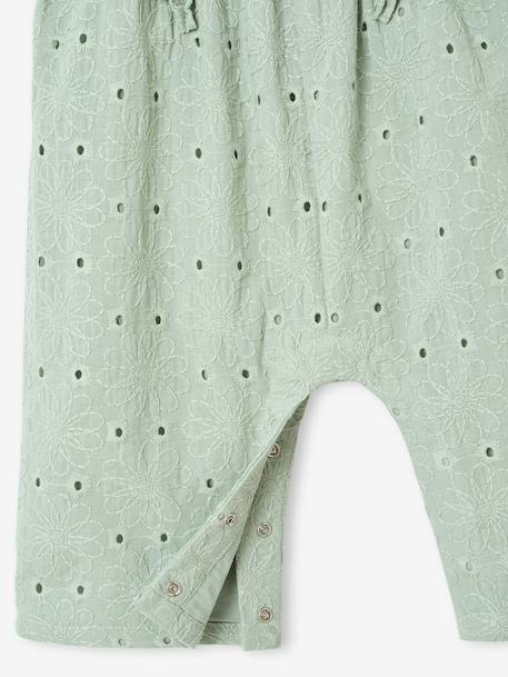 Long Jumpsuit for Girls sage green 