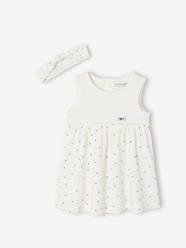 Baby-Dress & Matching Headband, for Babies