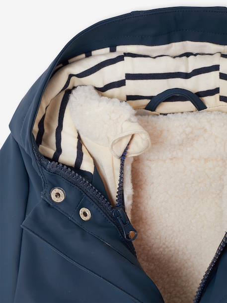 Rain coat 3-in-1 for baby boys ocean blue 