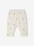 Baby sweatshirt and trouser set ecru+pale pink 