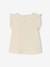 Fancy Pattern T-Shirt in Organic Cotton for Girls ecru 