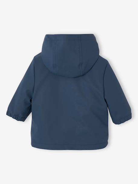 Rain coat 3-in-1 for baby boys ocean blue 