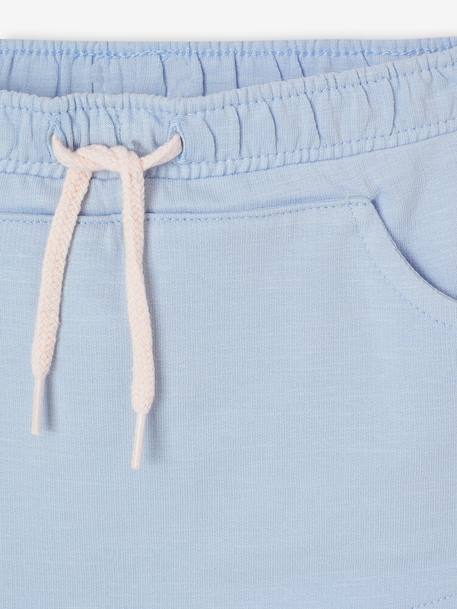 Pack of 2 Pairs of Fleece Bermuda Shorts for Baby Boys striped blue 