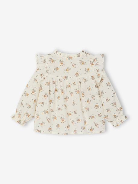 Ruffled Blouse for Babies vanilla 