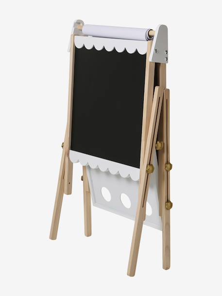 3-in-1 Foldable Board, Adjustable Height  - Wood FSC®100% Certified PINK MEDIUM SOLID+white+Wood/Multi 
