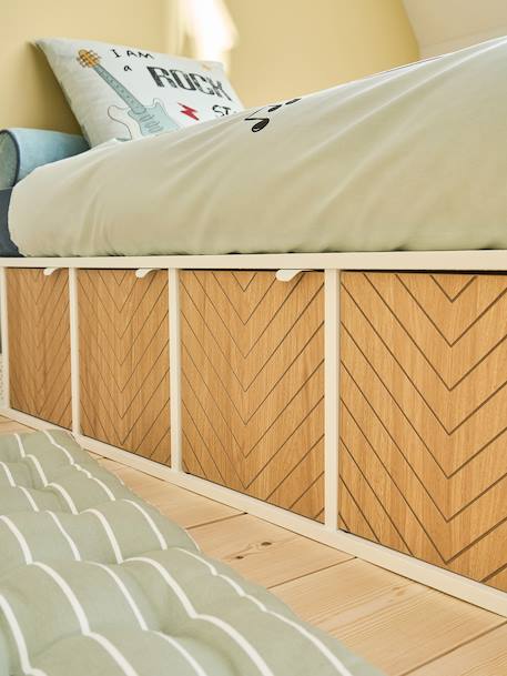 Door for Cubbyhole Unit, Chevron wood 