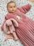 Baby sleeping bag with detachable long sleeves, ENCHANTED RABBIT old rose 
