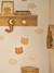 Pack of 20 bear and cloud stickers beige 