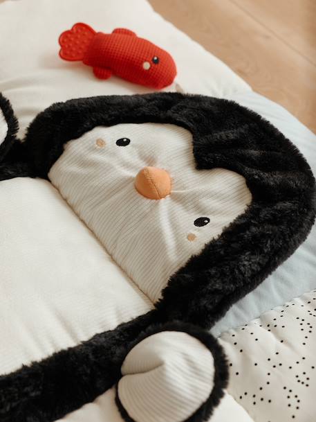 Activity Mat, Life black+blue+ecru+red+rose 