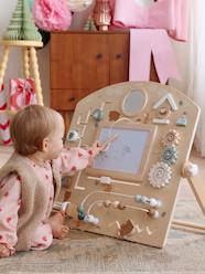 Toys-Activity board with GREEN FOREST magic blackboard in FSC® wood