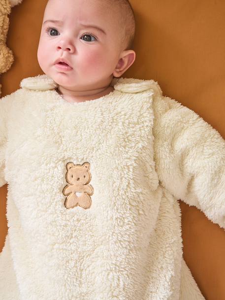 Baby Sleeping Bag with Detachable Long Sleeves, LITTLE BEAR vanilla 