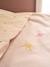 Reversible BIRDY duvet cover set + pillowcase for children, made with recycled cotton rosy 