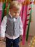 Boys' shirt, bow tie and cardigan set white 