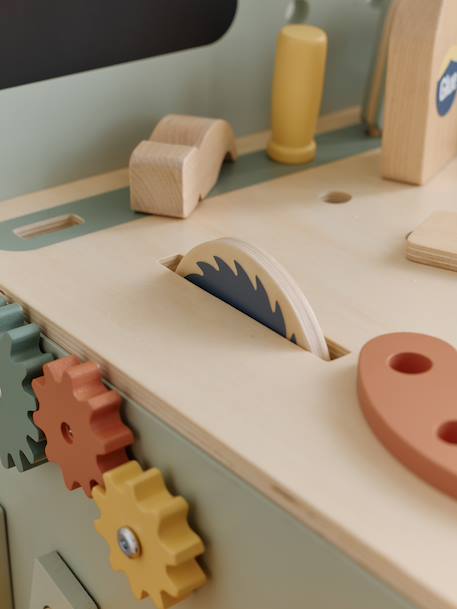 DIY Workbench with FSC® Wood Accessories green 