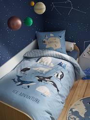 Bedding & Decor-Child's Bedding-PÔLE NORD duvet cover set + pillowcase for children, with recycled cotton