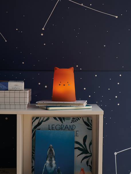 Fox Night Light BROWN MEDIUM SOLID WITH DESIGN 