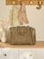 JOIOSA cotton muslin changing bag bronze+ecru+night blue+printed beige 