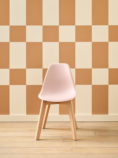 Scandinavian design nursery chair rose+white 