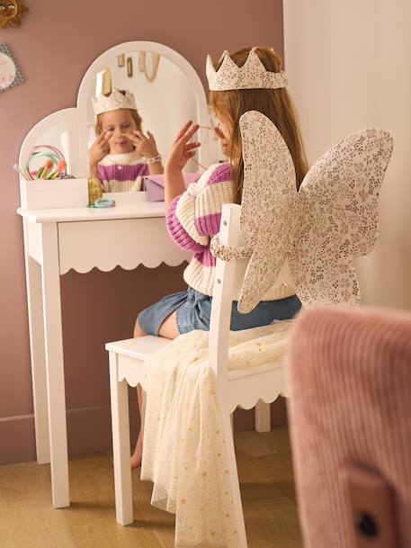Festoon Dressing Table for Children white 