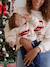 Christmas family capsule sweatshirt for babies vanilla 