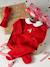 Christmas Set: Sleepsuit + Headband red 