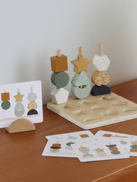 3-in-1 Bead Puzzle in FSC® Wood, TANZANIA wood 