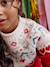 Girl's Christmas jacquard jumper red 
