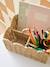 Essential Decorations: Scalloped pencil pot beige 