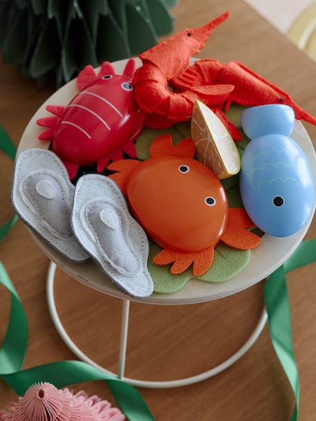 Seafood Platter in FSC® Wood blue 