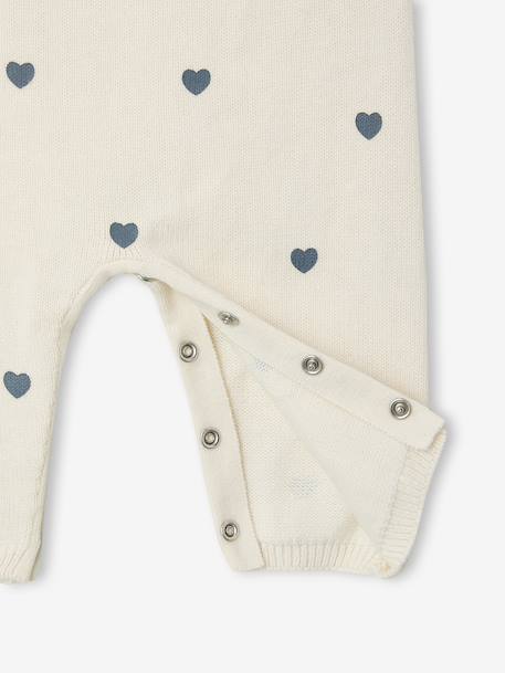 Newborn set with girl's dungaree and band for head accessories for hair ecru 